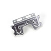 T8054SILVER Front Bulkhead Traxxas Rustler XL5/VXL