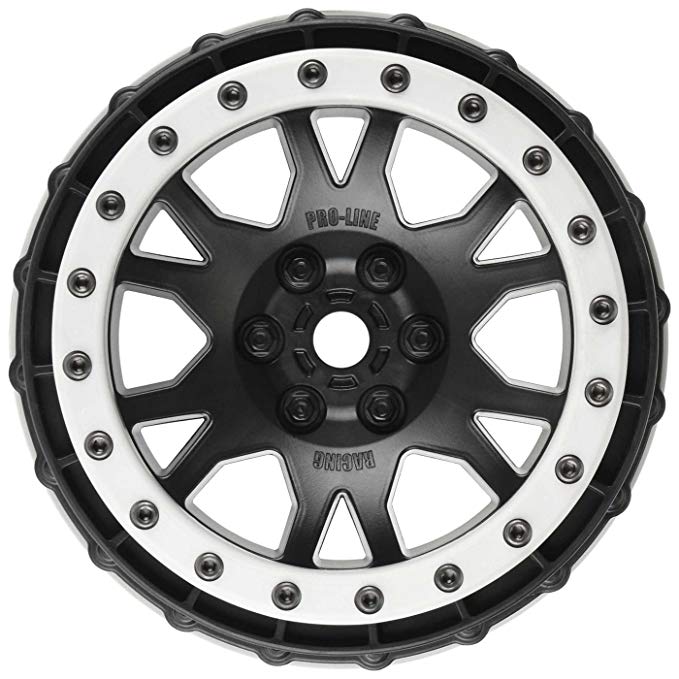 2763-03 Impulse Pro-Loc Black Wheels w/Stone Gray Rings