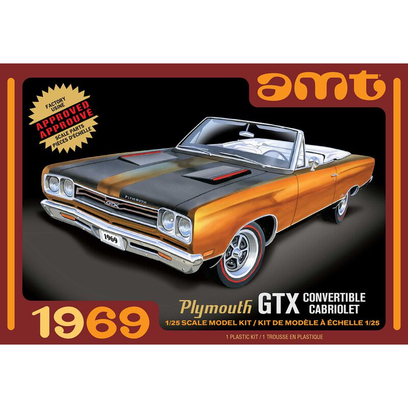 1/25 1969 Plymouth GTX Convertible 2T