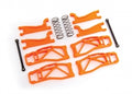 Suspension kit, WideMaxx™, Orange (includes front & rear suspension arms, front toe links, rear shock springs)