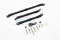 GPM Racing Axial SCX10 II Black Aluminum Adjustable Links W/ Saver SCX2160M-BK