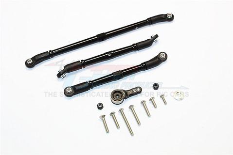 GPM Racing Axial SCX10 II Black Aluminum Adjustable Links W/ Saver SCX2160M-BK