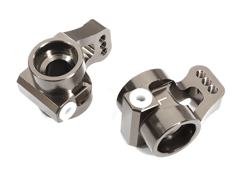 Billet Machined Alloy Rear Hub Carriers for Associated DR10 Drag Race Car RTR C29609GREY