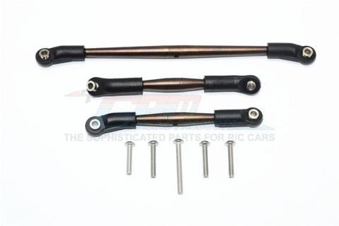 GPM RACING TRAXXAS TRX-4 SPRING STEEL STEERING SUSPENSION LINK TRX4161ST-OC-BEBK