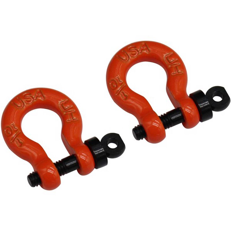 1/10 Scale Orange Tow Shackle D-Rings Gen8