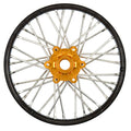 1/4 Pro-Spec Aluminum V2 Bead Front Wheel Black/Gold (1): Promoto-MX