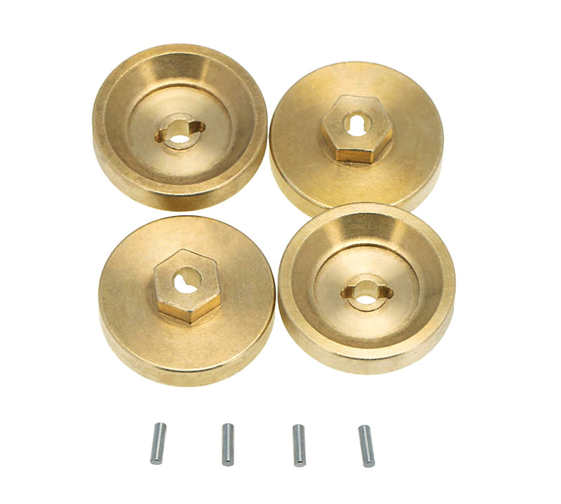 Alloy Machined Brass 7g Each Wheel Spacers 4mm Thick for Axial 1/24 SCX24 C30336