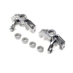 Front Spindle Set, Aluminum (L/R): Super Rock Rey