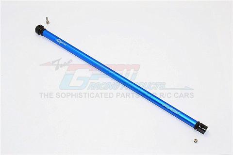 GPM RACING TRAXXAS SLASH 4X4 LCG BLUE ALUMINIUM MAIN DRIVESHAFT W/ HARD STEEL ENDS SLA025LCG-B