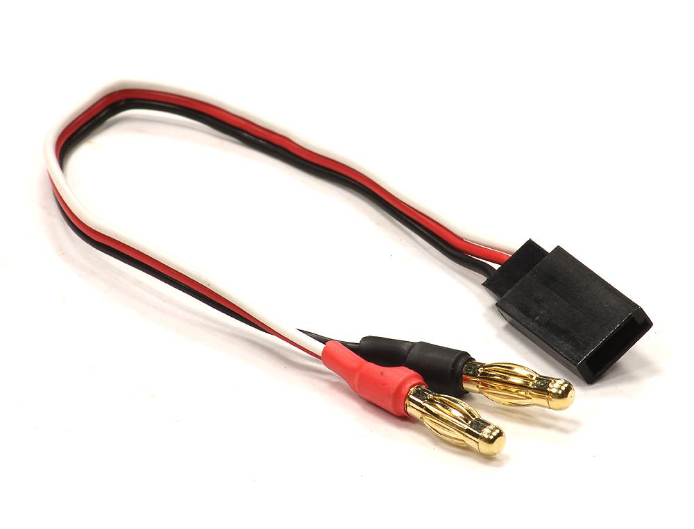 Wire Harness w/ Banana Plugs RX Charging Jack C23051