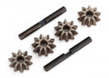 Gear set, differential (spider gears (4), spider gear shaft (2))