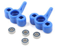 80035 T/E-Mx Axle Carriers w/Brngs Blue