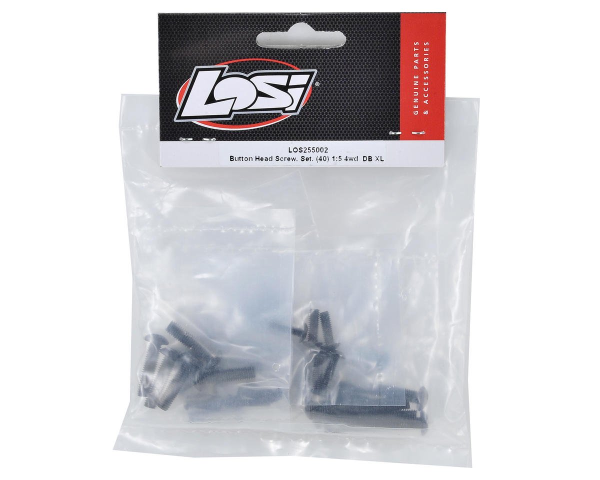 Button Head Screw, Set, (40) 1:5 4wd  DB XL