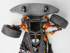 SPT2-S04OR YEAH  RACING HPI SPRINT 2 ORANGE ALUMINUM RWD DRIFT CONVERSION KIT