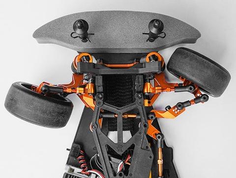 SPT2-S04OR YEAH  RACING HPI SPRINT 2 ORANGE ALUMINUM RWD DRIFT CONVERSION KIT