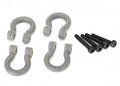 Bumper D-Rings, grey (front or rear)/ 2x12 CS (4)