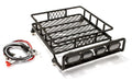 C25435BLACK 1/10 Metal Luggage Tray 140x118mm w/4 LED