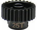 25t 0.5 mod hardened steel pinion gear 1/8 bore