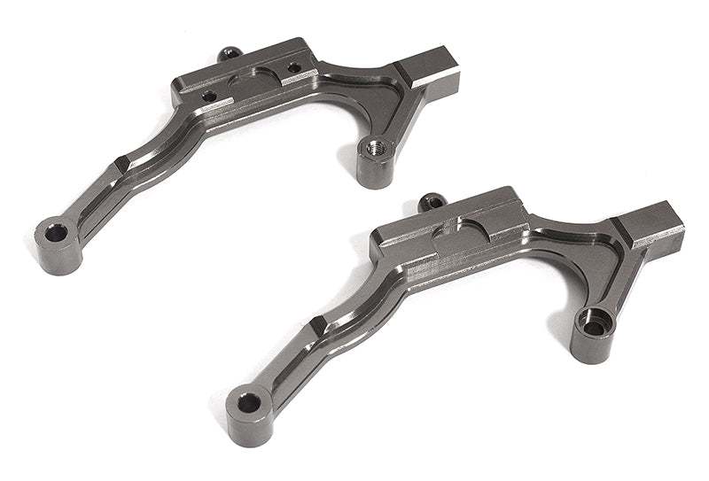 Billet Machined Rear Body Mount Braces for Associated DR10 Drag Race Car RTR C30177GREY