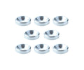Square R/C M3 Aluminum Countersunk Washers, 8mm OD (Silver) 8 pcs. SQ-SGE-15S