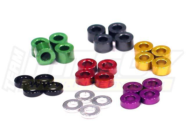 Assorted Thickness (1mm to 4mm) Shim Washer M3 Size