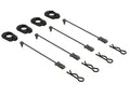Body Clip Retainers 1/5 Scale (Black, 4)