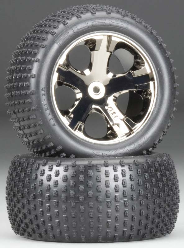 2.8 ALIAS TIRE W/ALL-STAR BK CHROME ELECTIRC RR ( 2)