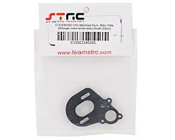 STA30491BK CNC Mach Alum Motor Plate Black Wraith