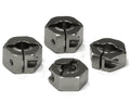 Billet Machined Hex Wheel Hubs for 1/10 Traxxas Slash 2WD T8677GREY