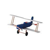 Wood Model Kit-Biplane 3.5"X8.5"X7.5