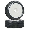 1/8 Shotgun Buggy Tire C3 Mounted White (2)