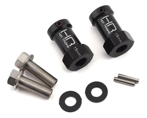 15mm Wheel Hub Extensions,12mm Hex(2):Axial Wraith