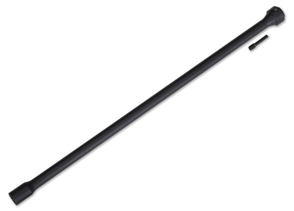 Driveshaft, center, plastic (black)/ screw pin