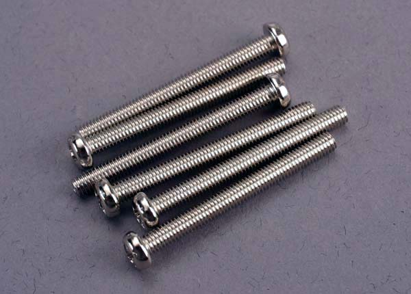 2572 - Screws, 3x30mm roundhead machine (6)
