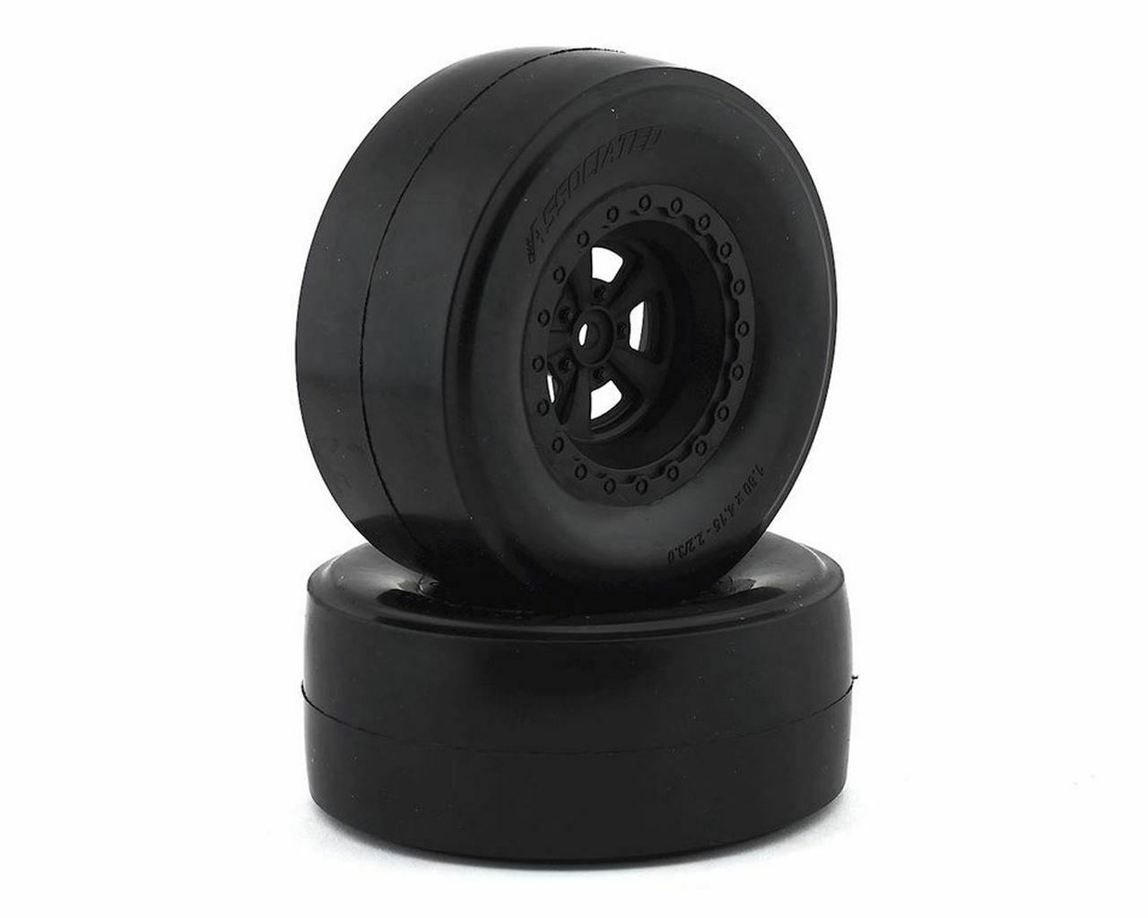DR10 Rear Wheels and Drag Slick Tires, mounted