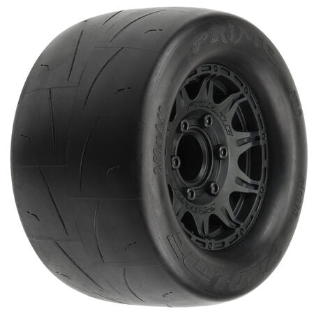 Pro-Line Prime 2.8" Pre-Mounted w/Raid Rear Wheels (2) (Black) (M2)