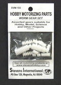 Assorted Plastic Worm Gear Set (1.9mm ID) (12pcs)