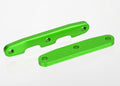 6823G - Bulkhead tie bars, front & rear, aluminum (green-anodized)