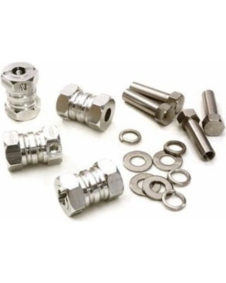 12MM HEX WHEEL (4) HUB +14MM OFFSET FOR 1/10 SCALE TRUCK & BUGGY C27013silver