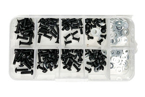 High Strength Steel Screw Assortment Box for 1/10 RC Car (180 pcs)
