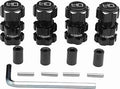 Aluminum +10mm 17mm Splined Hubs Maxx