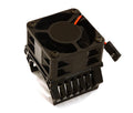 36mm Motor Heatsink+40x40mm Cooling Fan 16k rpm for 1/10 TR-MT10E & TRX-4 C28599BLACK