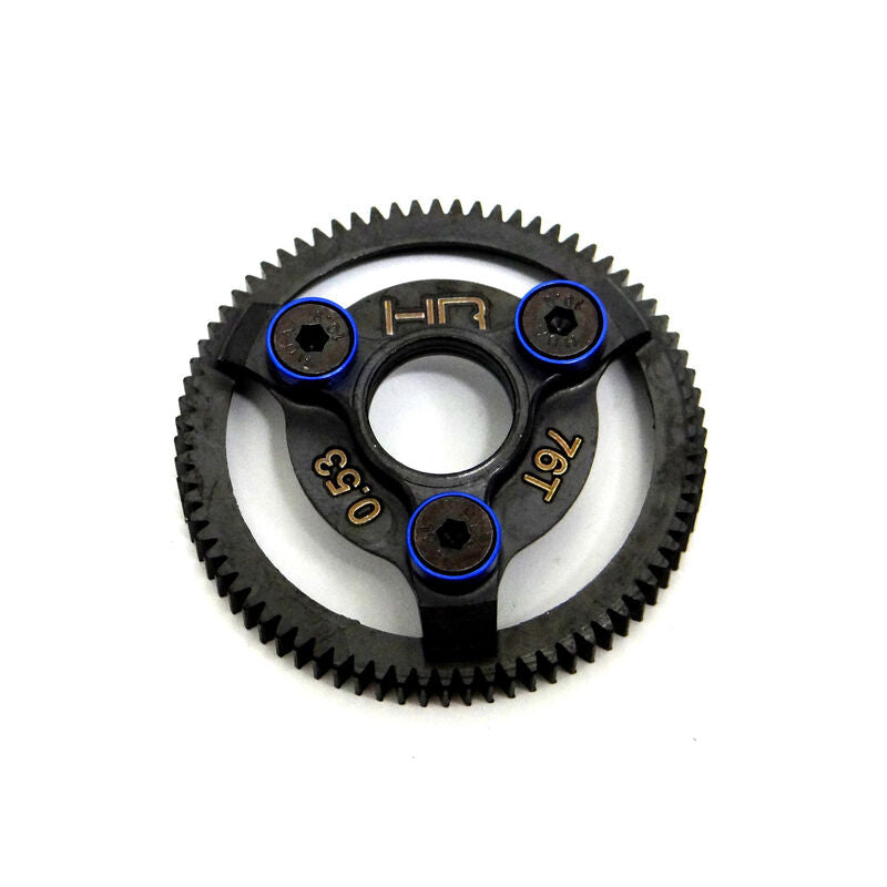 Steel 76T 48P Spur Gear Slash, Blue