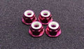 4mm Wheel Nuts Pink 4 Pack