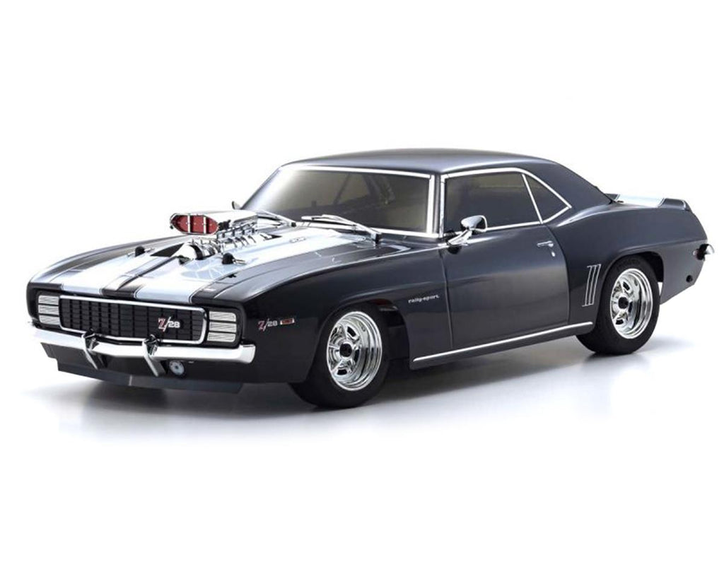 KYOSHO FAZER MK2 1969 CAMARO VE Z/28 RS SUPERCHARGED BLACK BRUSHLESS RTR