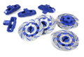 Realistic Scale Alloy Brake Disc Set for Traxxas 1/7 Unlimited Desert Racer C29871BLUE New Item