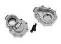 Portal housings, inner (rear), 6061-T6 aluminum (charcoal gray-anodized) (2)/ 2.5x10 CS (2)