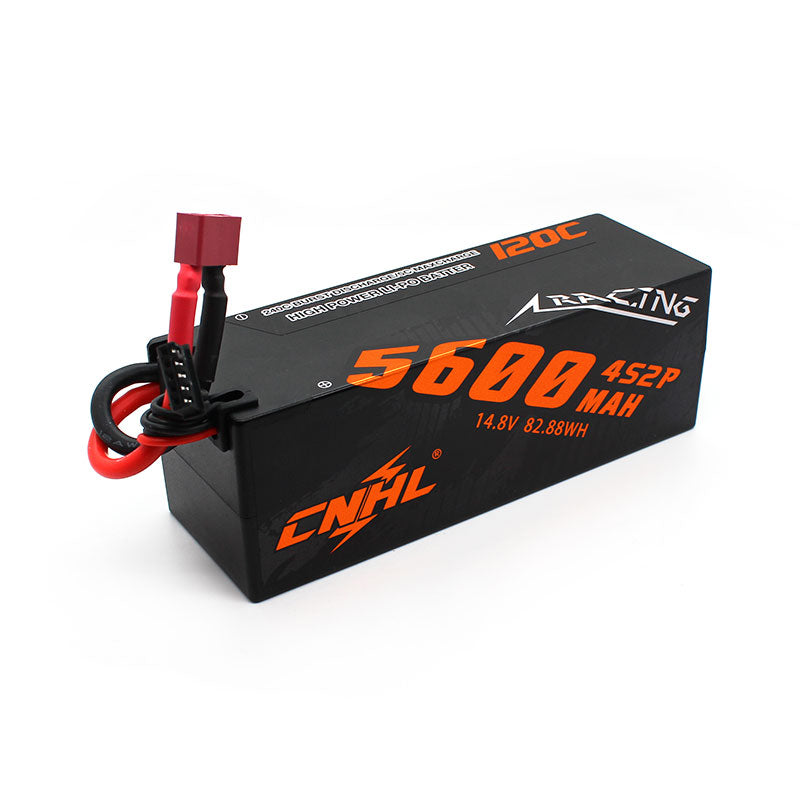 5600 14.8V 4S 120C h/CASE Deans