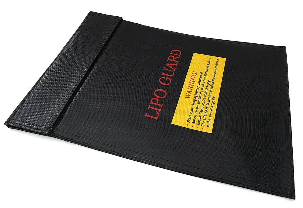 LiPo Guard Large Battery Bag (295x230mm) for Charging and Storaging C22532BLACK