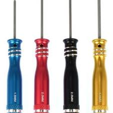 APEX 2741 RC PRODUCTS 4PC 1.5MM 2.0MM 2.5MM 3.0MM METRIC ALLEN KEY SET W/ ALUMINUM HANDLES #2741